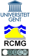 UGent, RCMG, DDCM logos